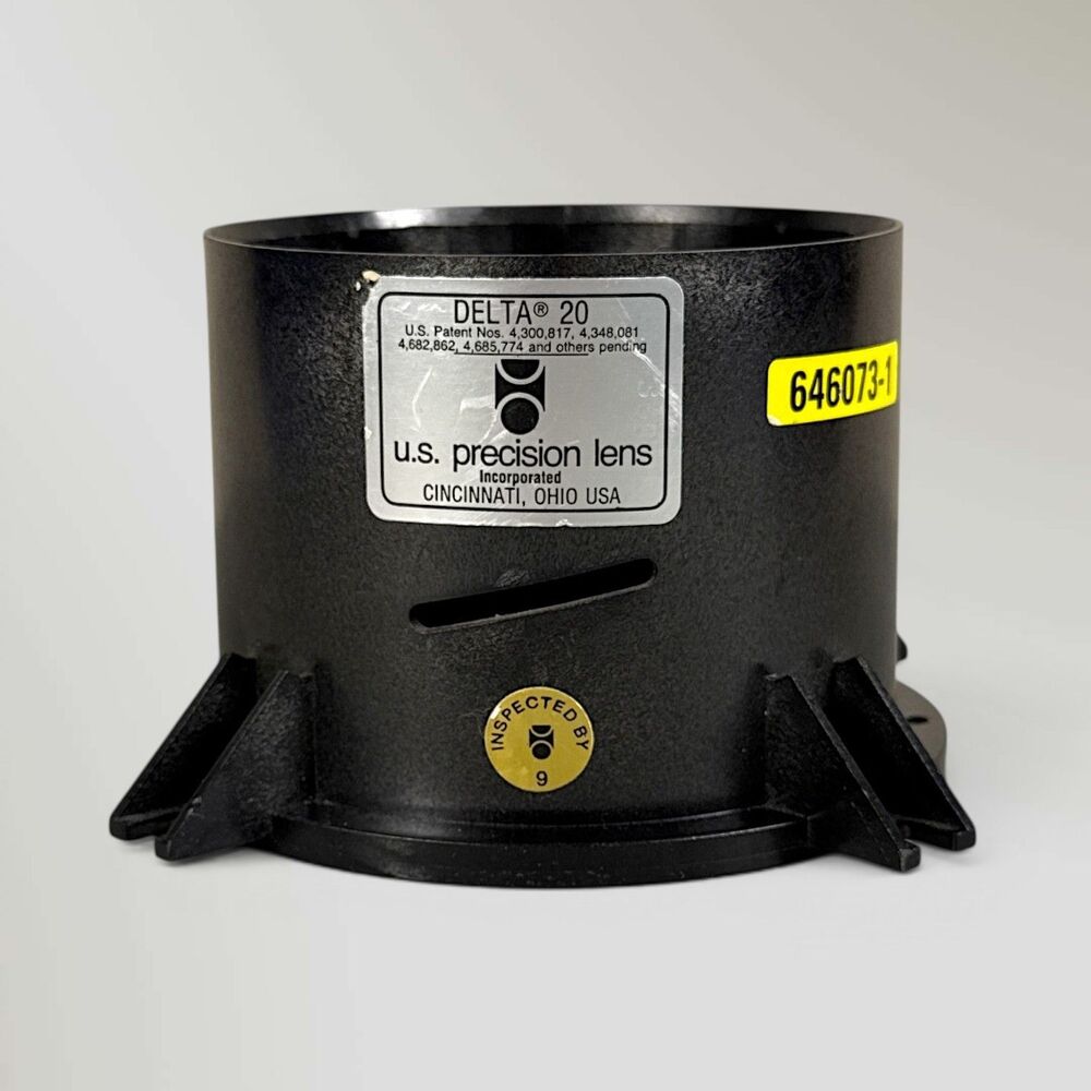 U.S. Precision Lens Delta 20 HOUSING ONLY Plastic Black